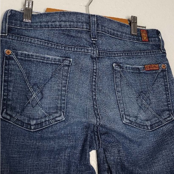 7 For All Mankind Dojo Sz 26 Low-Rise Jeans - Picture 14 of 15